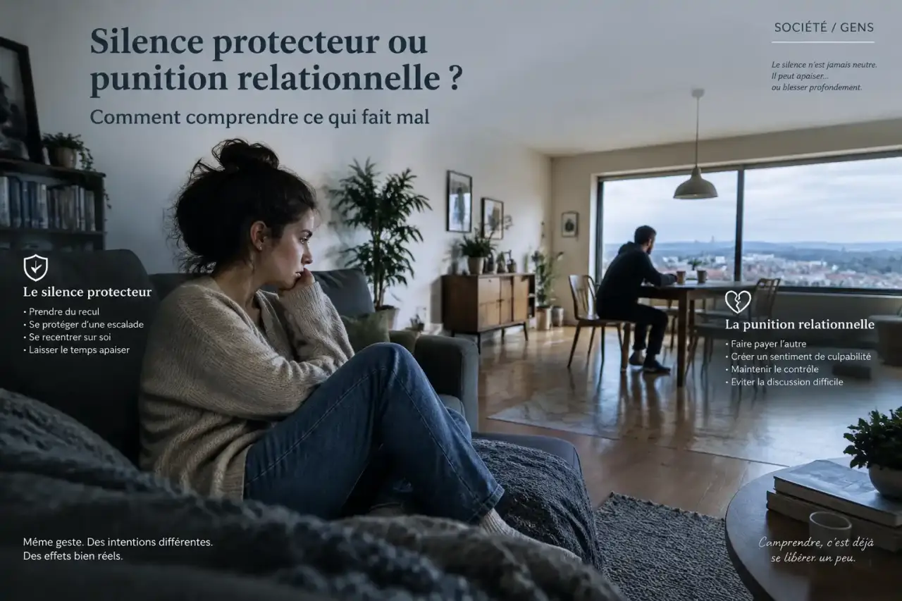 Silence protecteur ou punition relationnelle : comment comprendre ce qui fait mal