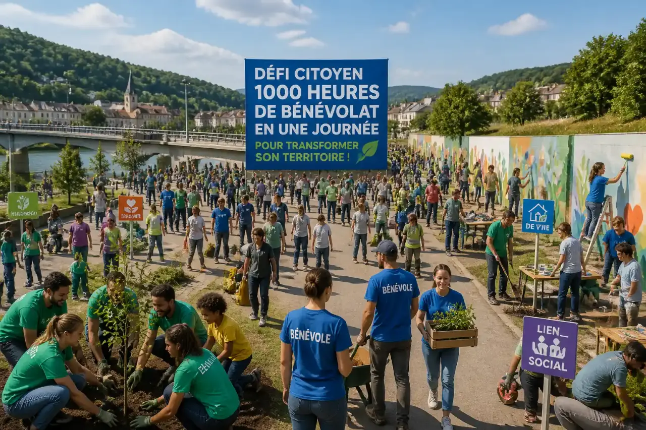 Défi citoyen : 1000 heures de bénévolat en une journée pour transformer son territoire