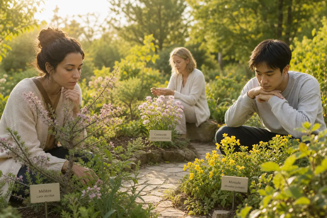 Mélèze, Mimule ou Centaurée : quelle fleur de Bach choisir selon votre manque de confiance ?