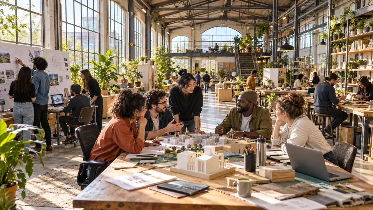 Atelier collectif : choisir entre création en groupe, travail collaboratif et lieu partagé