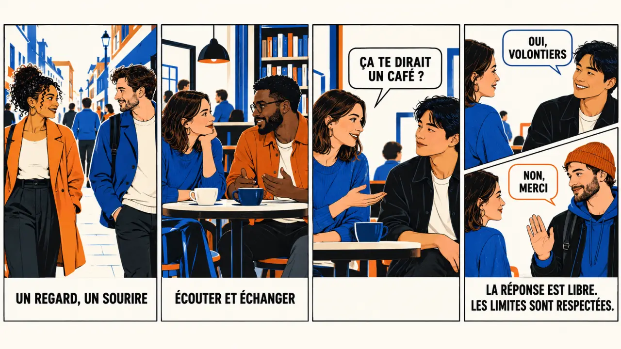 Comment séduire un homme avec regard, conversation, proposition claire et respect de la réciprocité